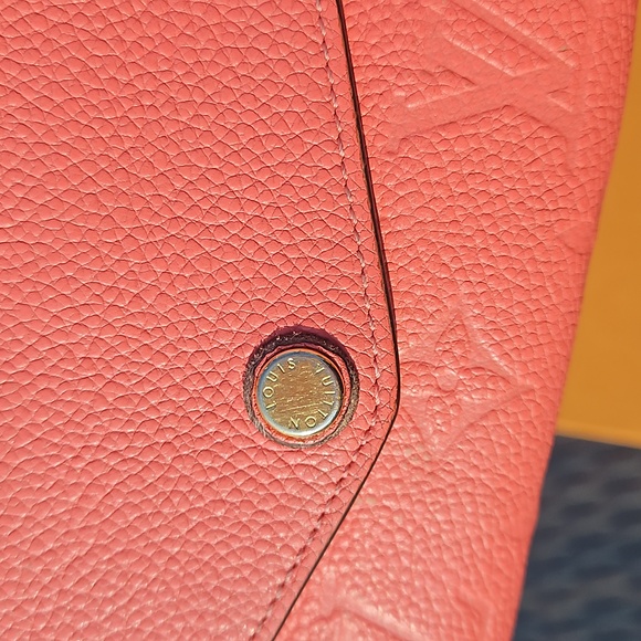 Louis Vuitton Pink Empreinte Long Wallet Gold LV Logo w/Box + Dustbag - Picture 5 of 15